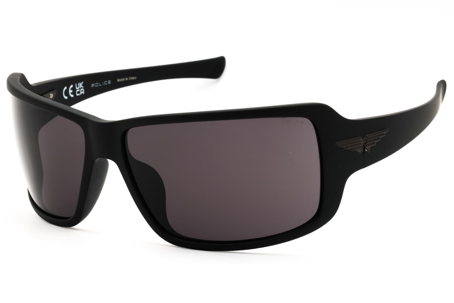 Police SPLN37 0U28 Sunglasses Semi-matt Black 65mm Men