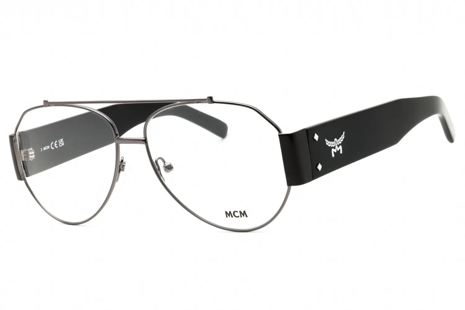 MCM MW5001 008 Eyeglasses Shiny Gunmetal 58mm Men
