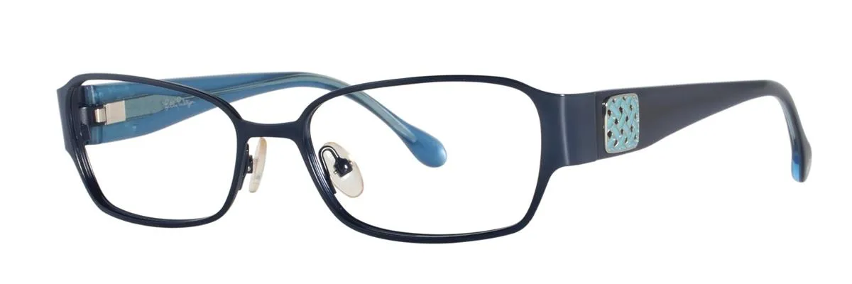 Lilly Pulitzer Sophia Eyeglasses Navy 50mm Women