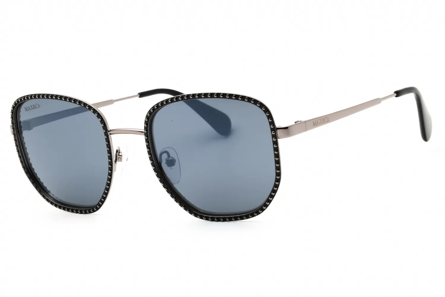 Max & Co MO0091 01A Sunglasses Shiny Black 52mm Women
