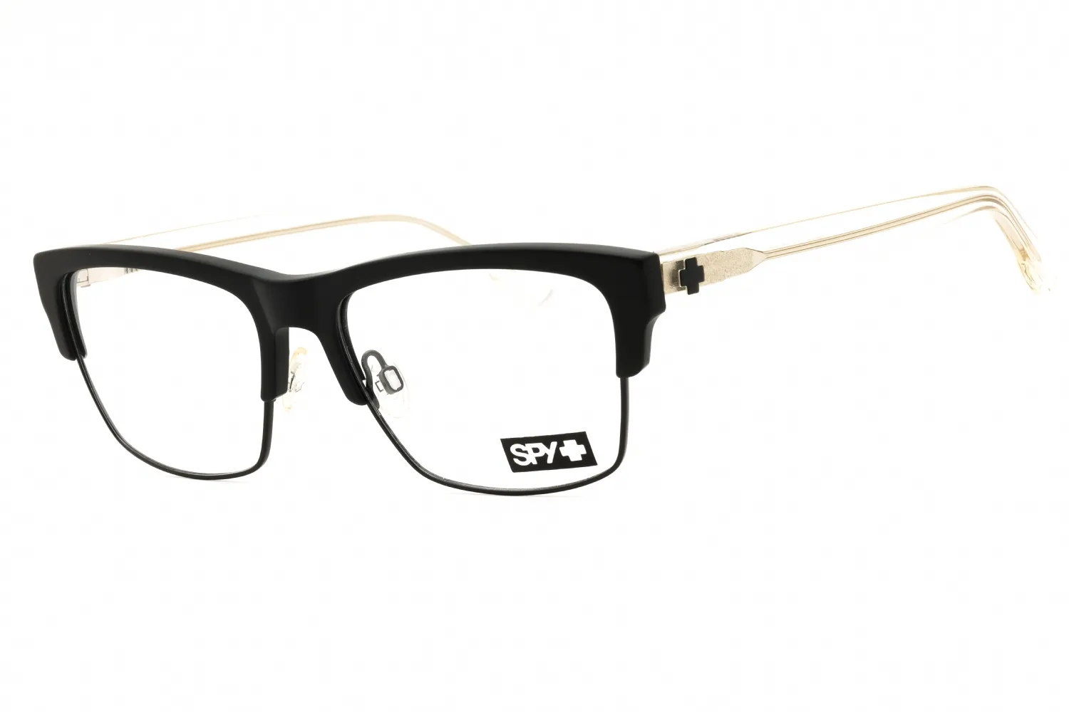 Spy WESTON 5050 57 5700000000064 Eyeglasses Matte Black Gloss Crystal 57mm Unisex