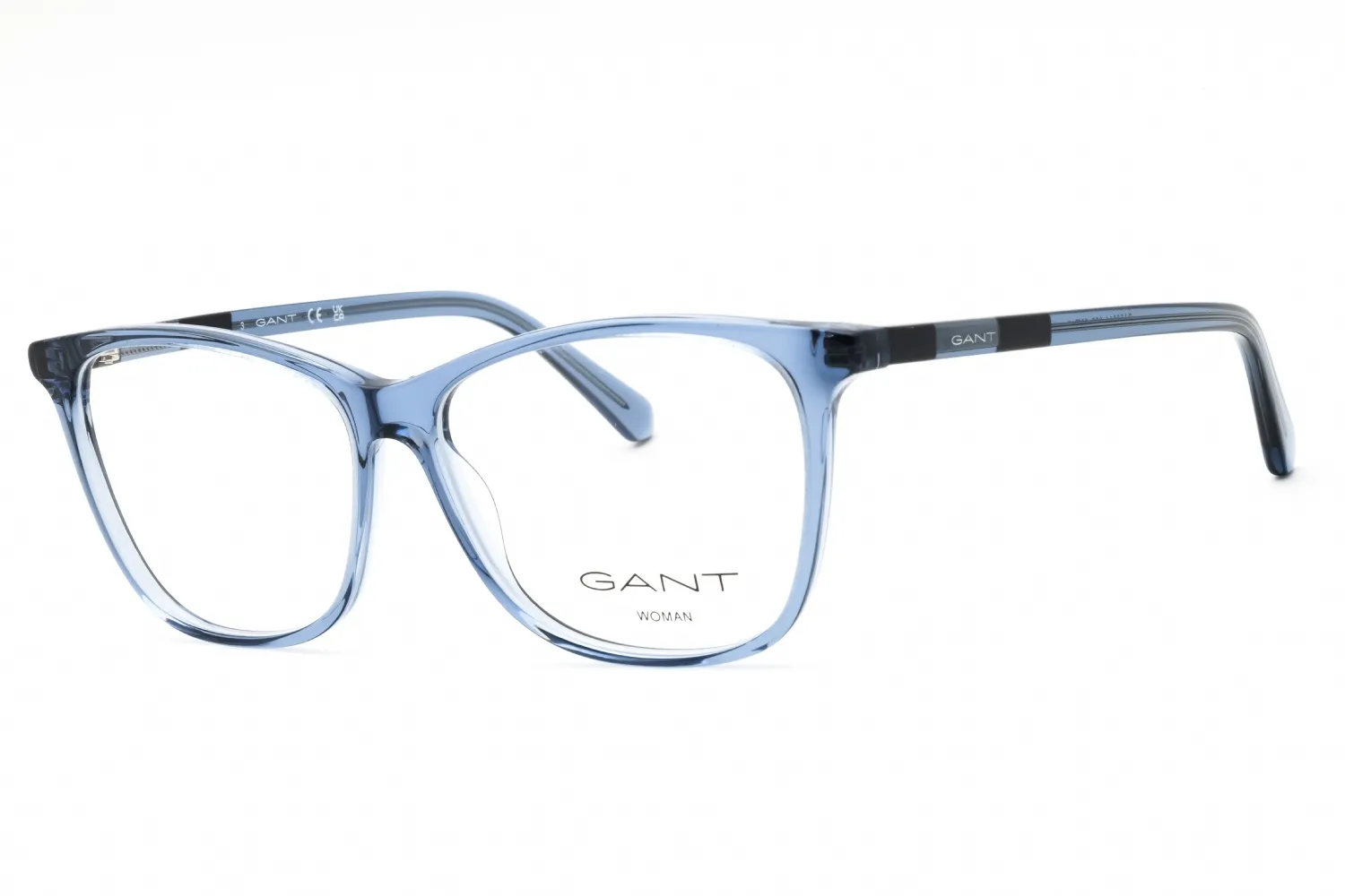 Gant GA50014 090 Eyeglasses Shiny Blue 55mm Women