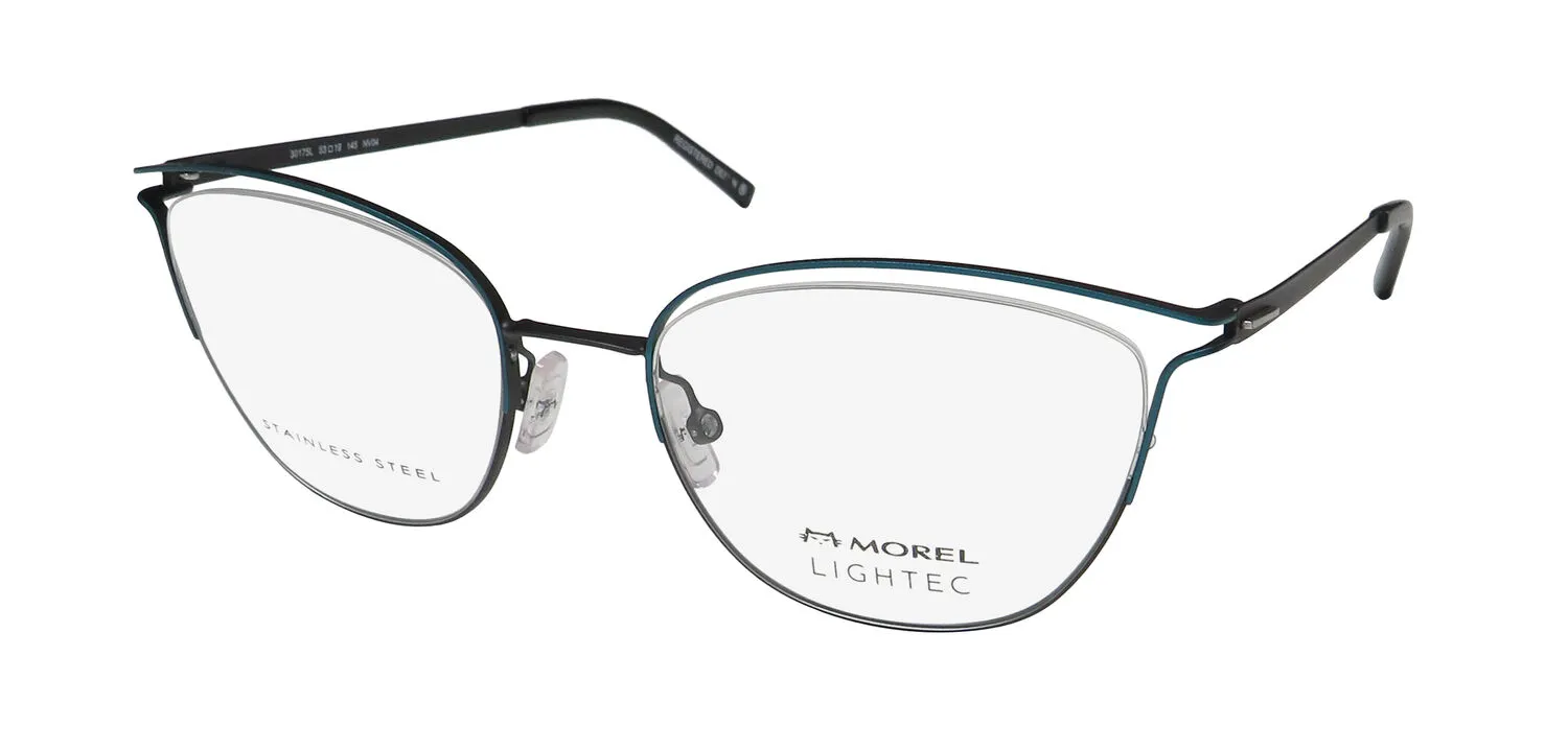 Lightec 30175l nv04 Eyeglasses Matte Black 53mm