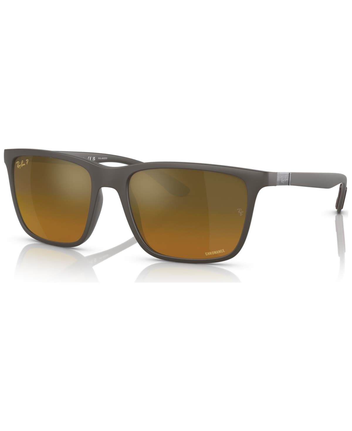 Ray-Ban RB4385 6124/A3 LITEFORCE RB4385 Sunglasses Brown 145mm Men
