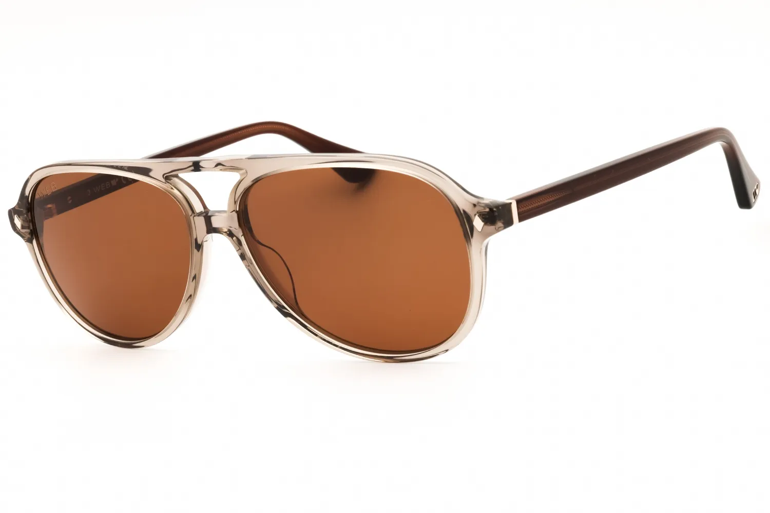 Web WE0368 45E Sunglasses Shiny Light Brown 59mm Men