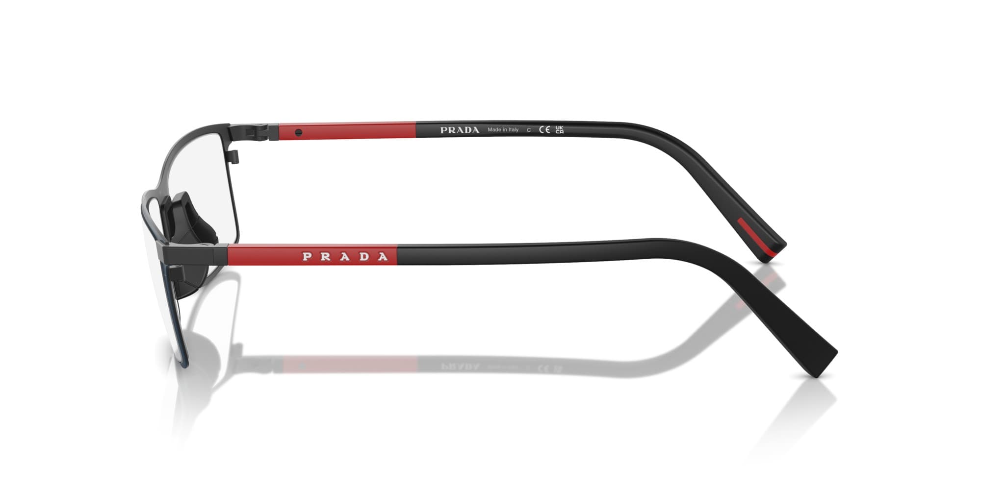 Prada VPS 53Q TFY-1O1 Eyeglasses Multicolor 53mm Men 4