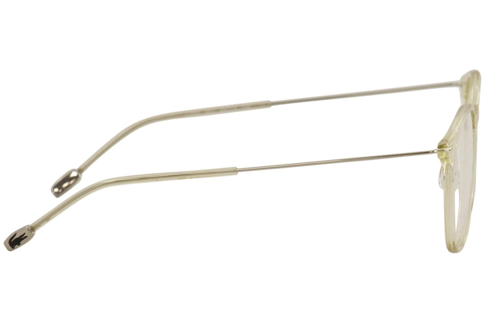Lacoste L2846 662 Eyeglasses Crystal 49mm Unisex 3