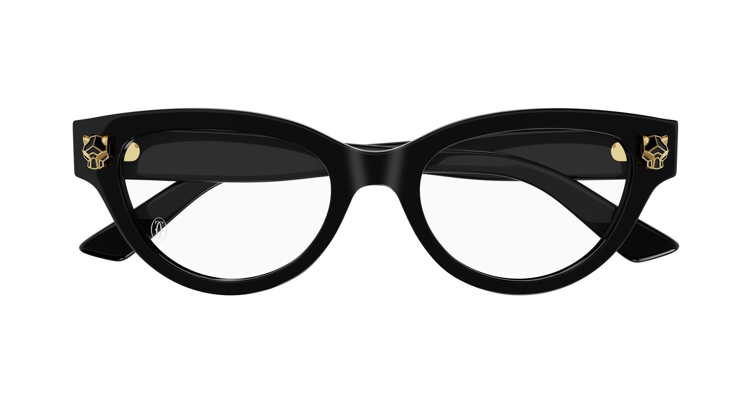 Cartier CT0372O 001 Eyeglasses Black 52mm Women 2