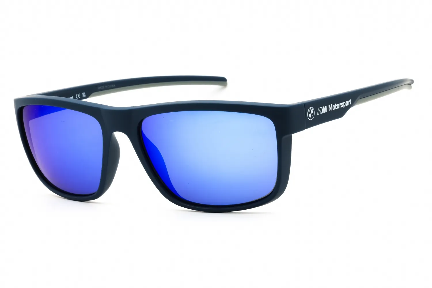 BMW BS0037 91X Sunglasses Matte Blue 59mm Men