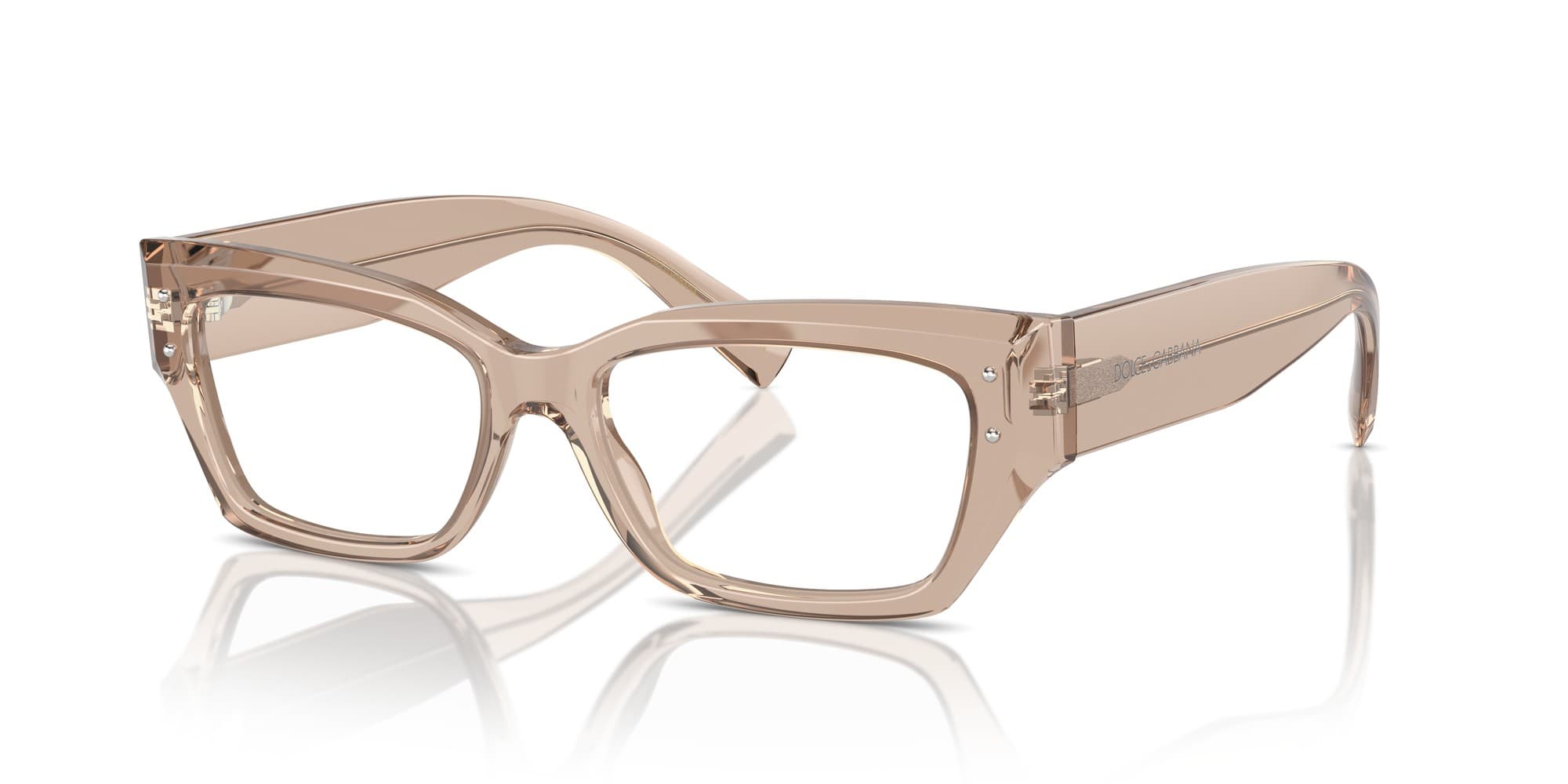 Dolce&Gabbana DG3387 3432 Eyeglasses Brown 53mm Unisex