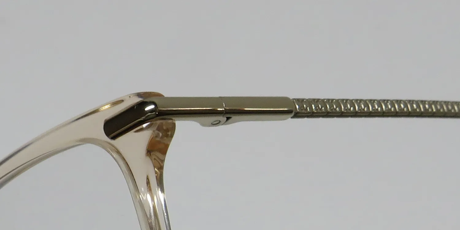 Escada Vesd62 09tu Eyeglasses Transparent Peach 54mm 6