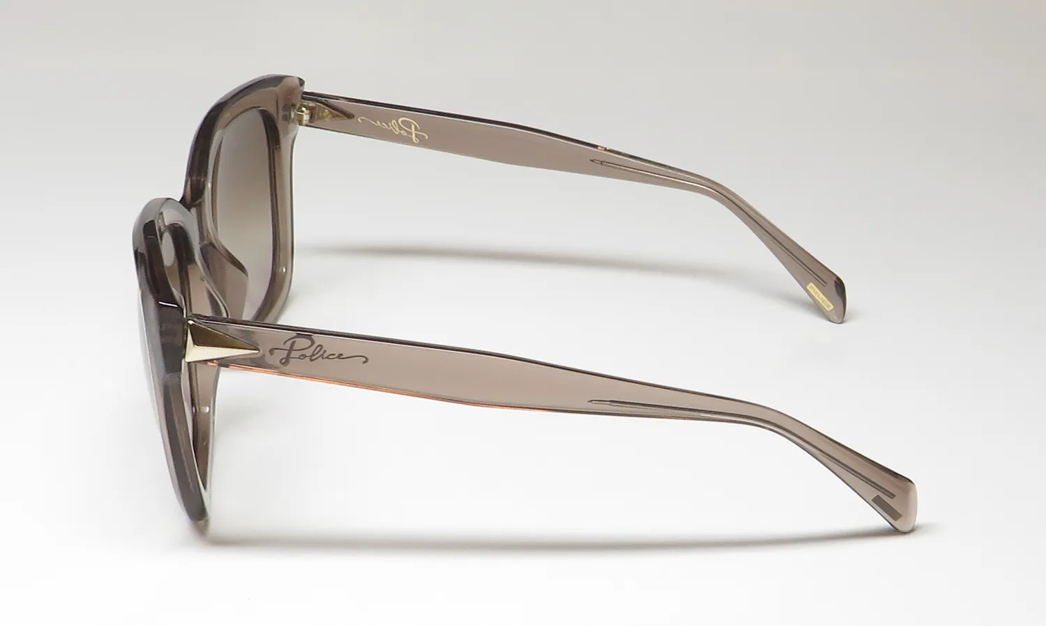 Police Spld30 0913 Sunglasses Transparent Brown 54mm 4