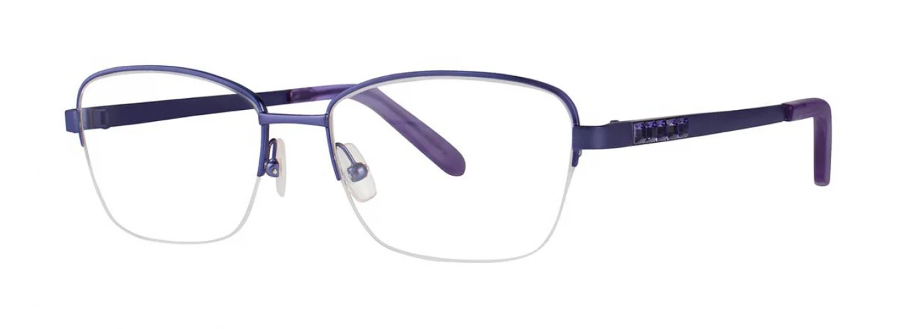 Vera Wang Lasya Eyeglasses Plum 49mm Women