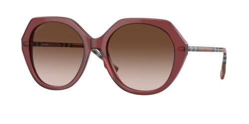 Burberry B 4375 4018/13 Sunglasses Red 55mm Women