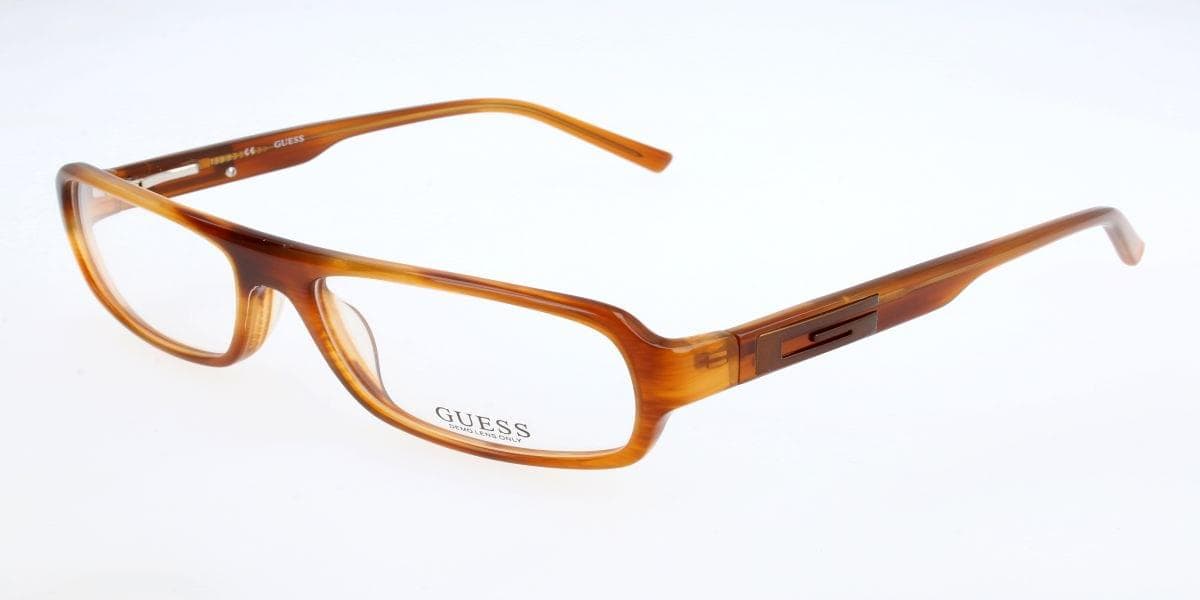 Guess GUA 1747 AMB GU1747 Eyeglasses Brown 55mm Men