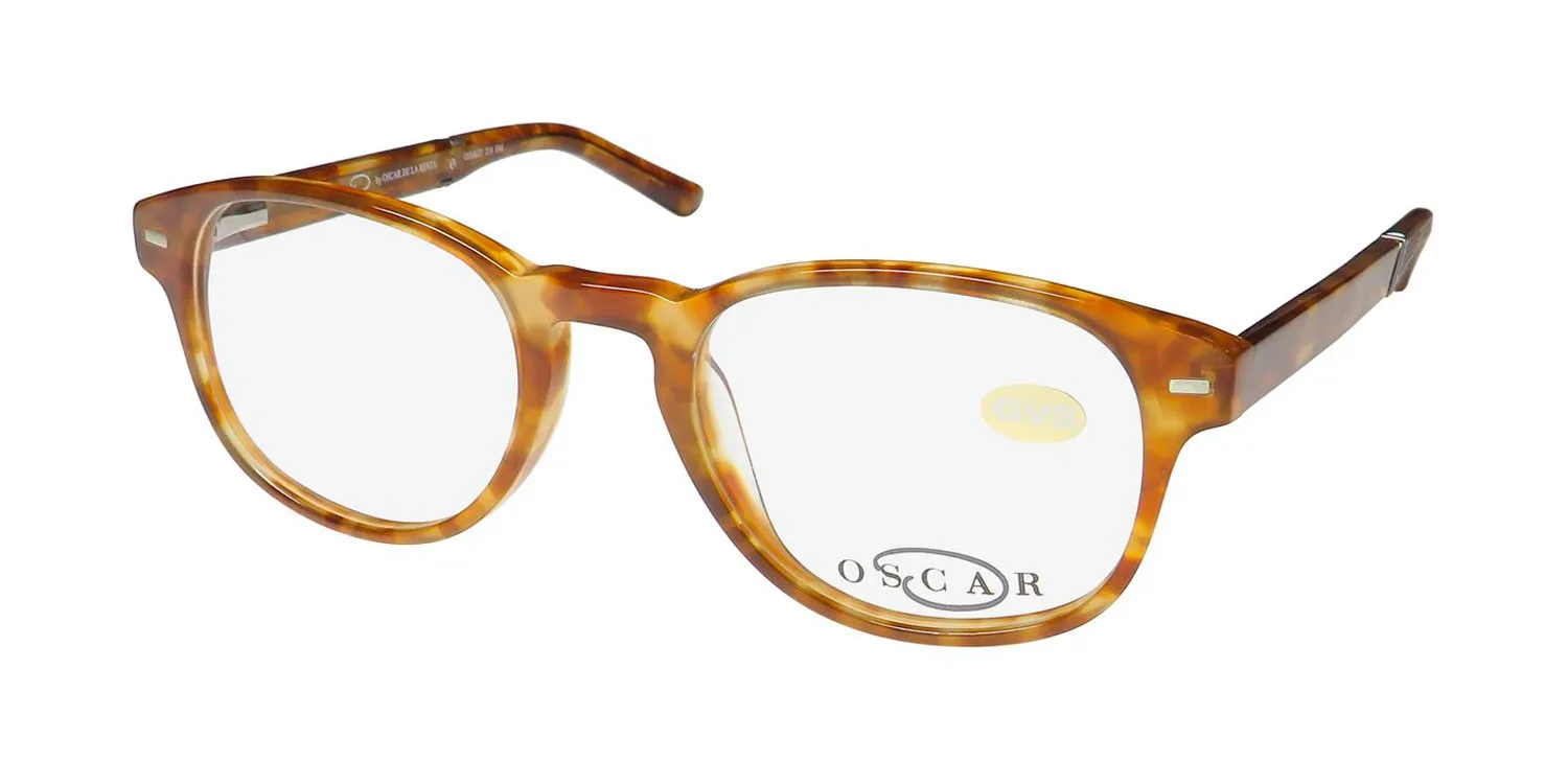 Oscar de la Renta Osm 833 239 Eyeglasses Blonde Tortoise 50mm