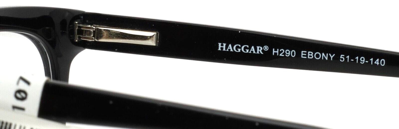 Haggar H290 EBONY Eyeglasses Black 51mm Men 3