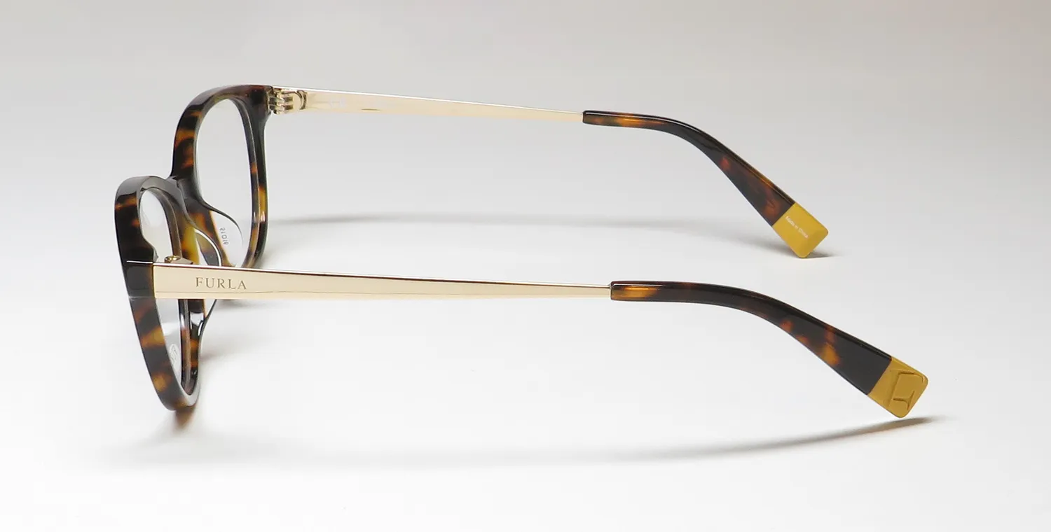 Furla Vfu083 0c10 Eyeglasses Tortoise 51mm 4