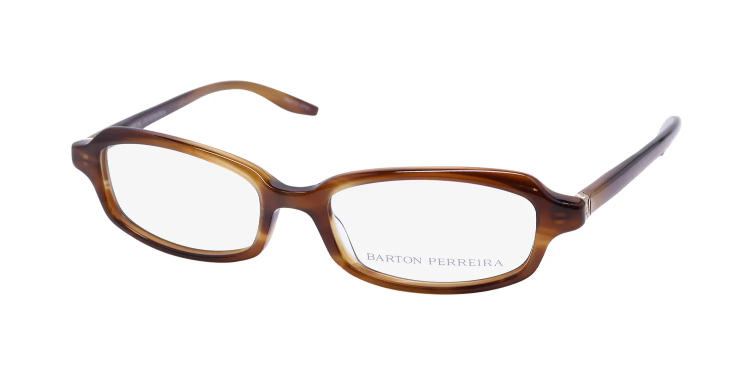 Barton Perreira Nicholette umt/gol Eyeglasses Amber Brown 50mm