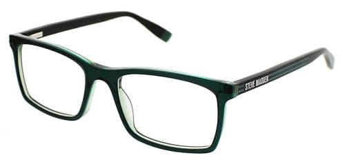 Steve Madden RAILLROAD Eyeglasses Green Laminate 52mm Men