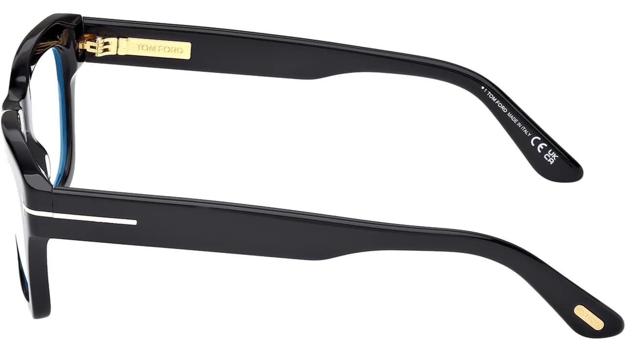 Tom Ford FT6036B 001 Eyeglasses Shiny Black 52mm Women 4