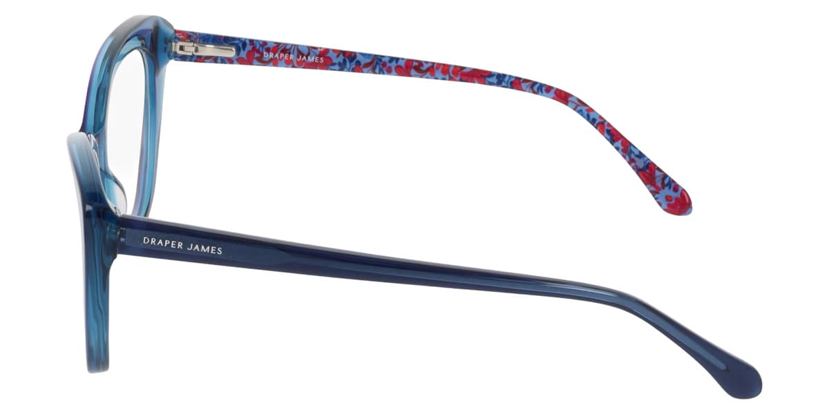 Draper James DJ5066 400 Eyeglasses Blue Crystal 54mm Women 3