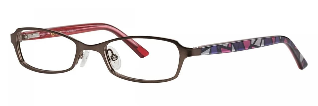 Kensie Checked Out Eyeglasses Brown 45mm Kids