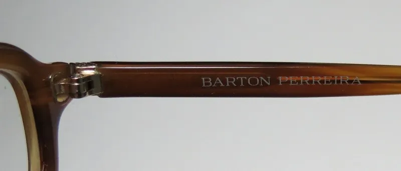 Barton Perreira Nicholette umt/gol Eyeglasses Amber Brown 49mm 7