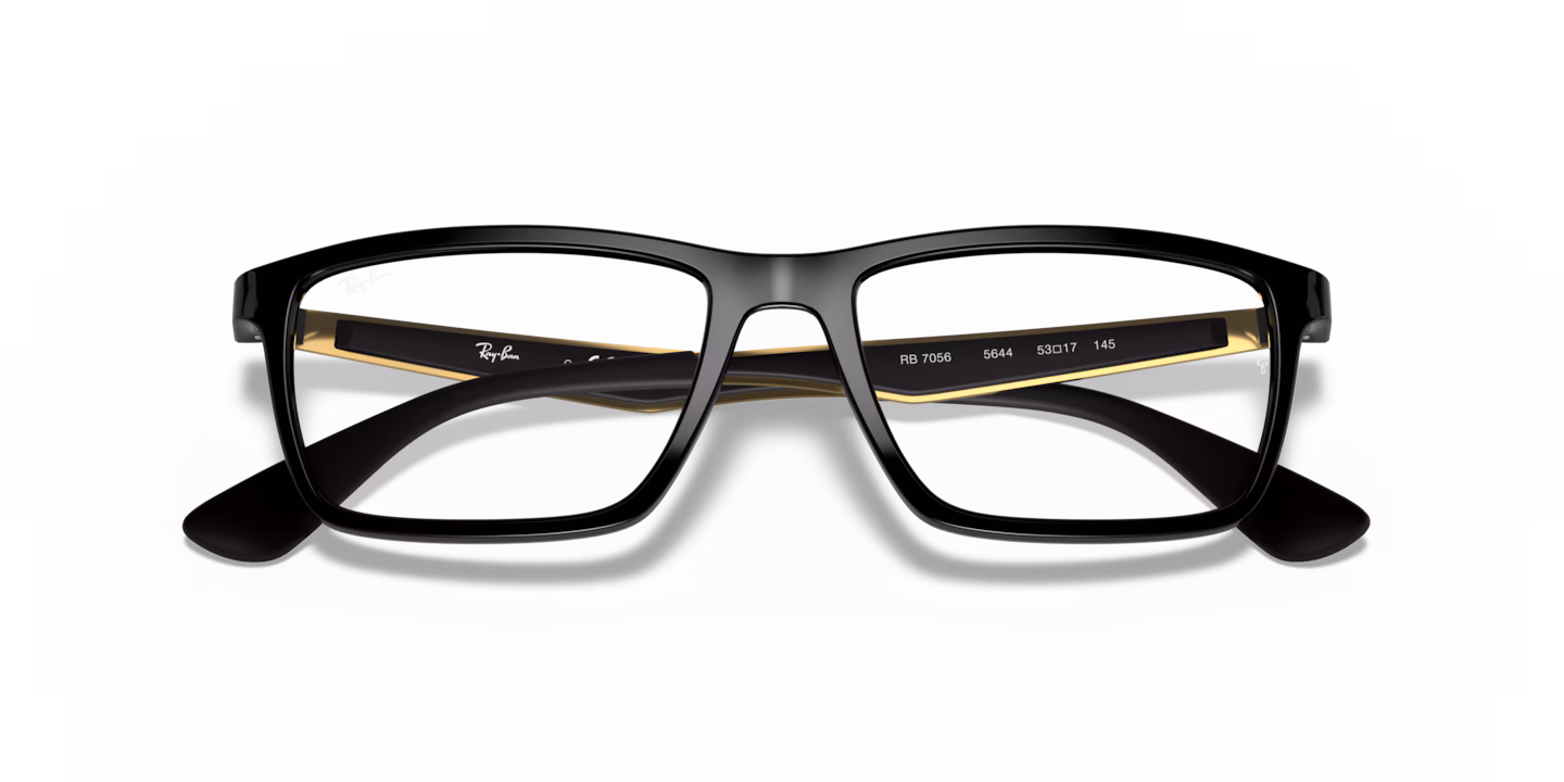 Ray-Ban RB7056 5644 Eyeglasses Black 55mm Men 5