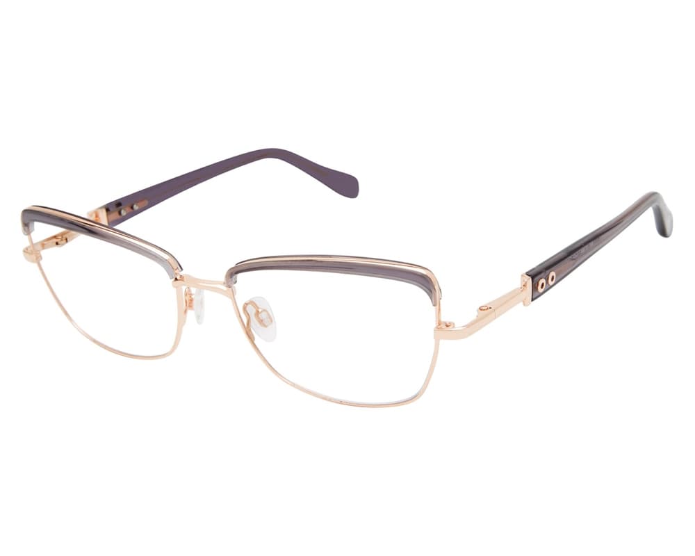 Tura LS303 SLA Eyeglasses Blue 56mm Women