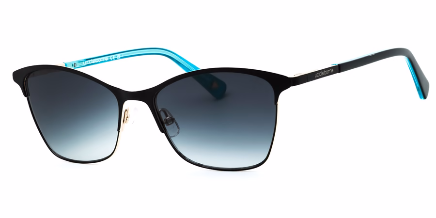 Liz Claiborne L 580/S 0003 Sunglasses Matte Black 52mm Women