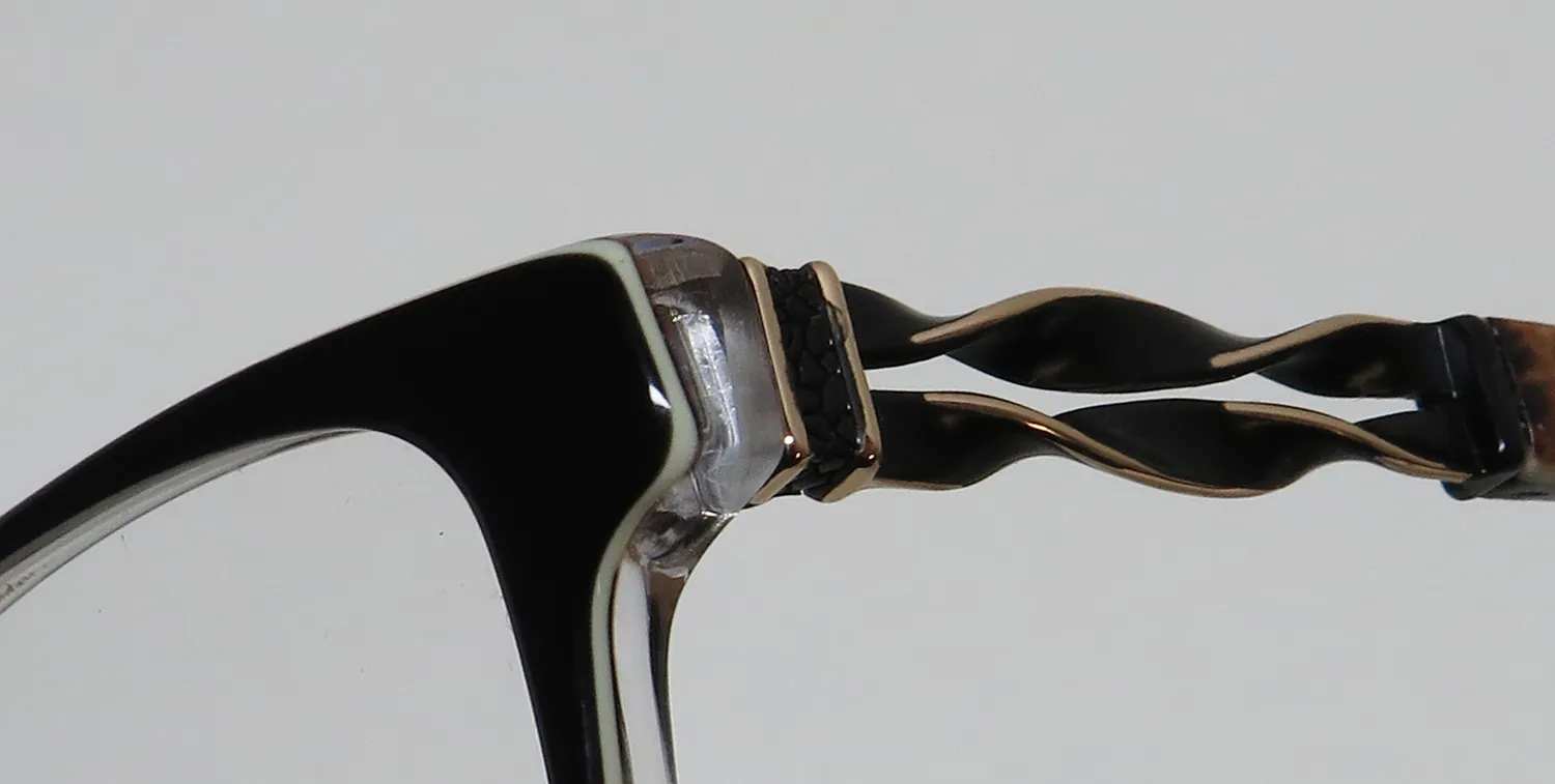 Dana Buchman Fleur bk Eyeglasses Black 52mm 6
