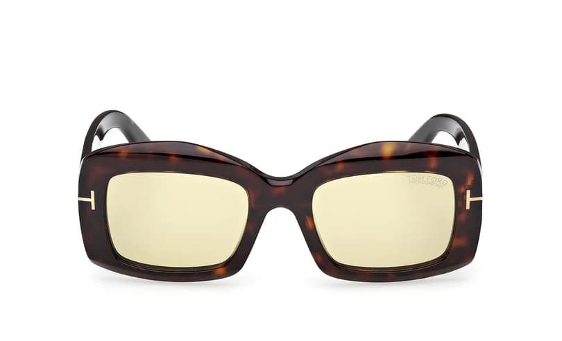 Tom Ford FT1218 52E Sunglasses Dark Havana 53mm Women 2