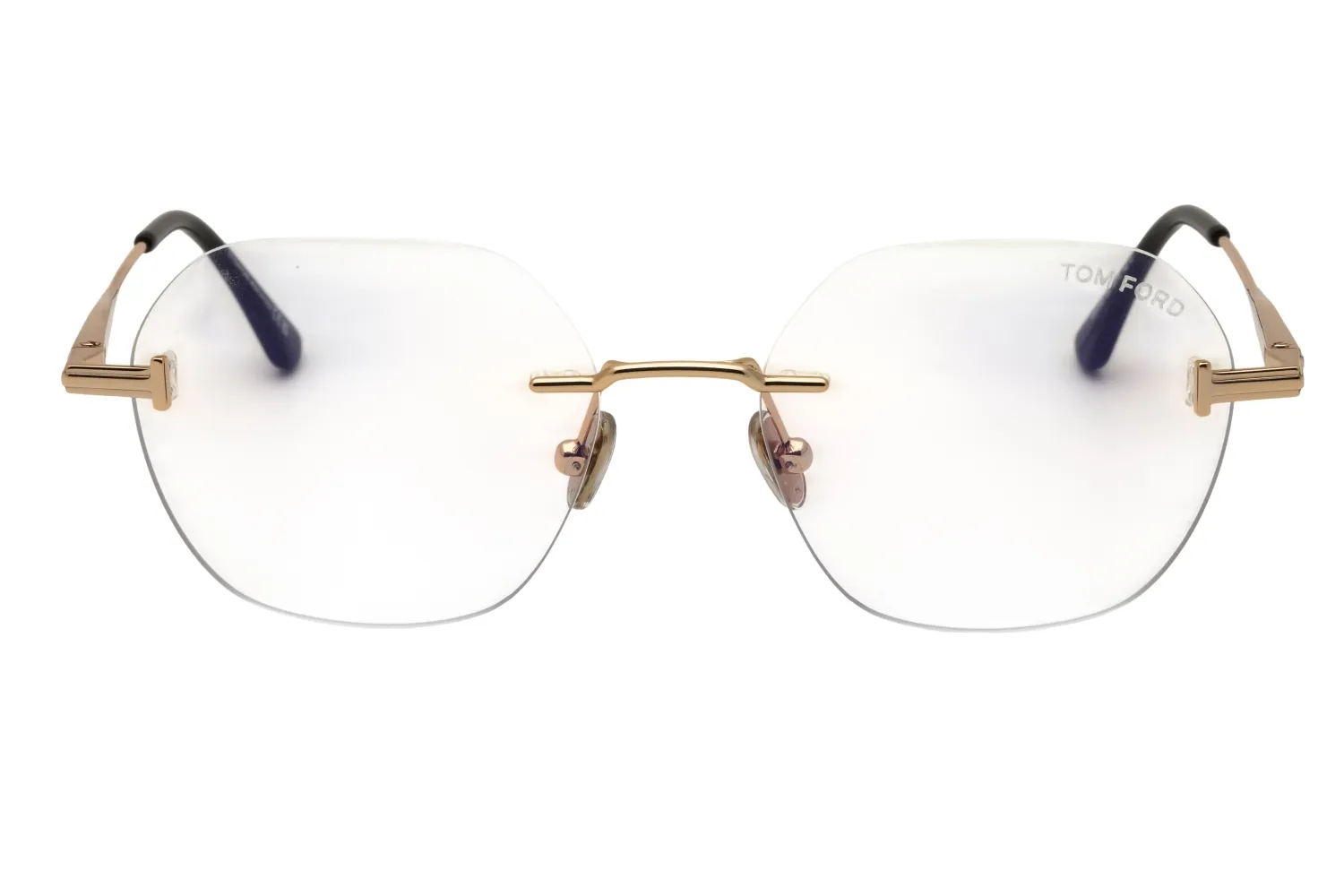 Tom Ford FT6126-B 028 Eyeglasses Shiny Rose Gold 52mm Men 2