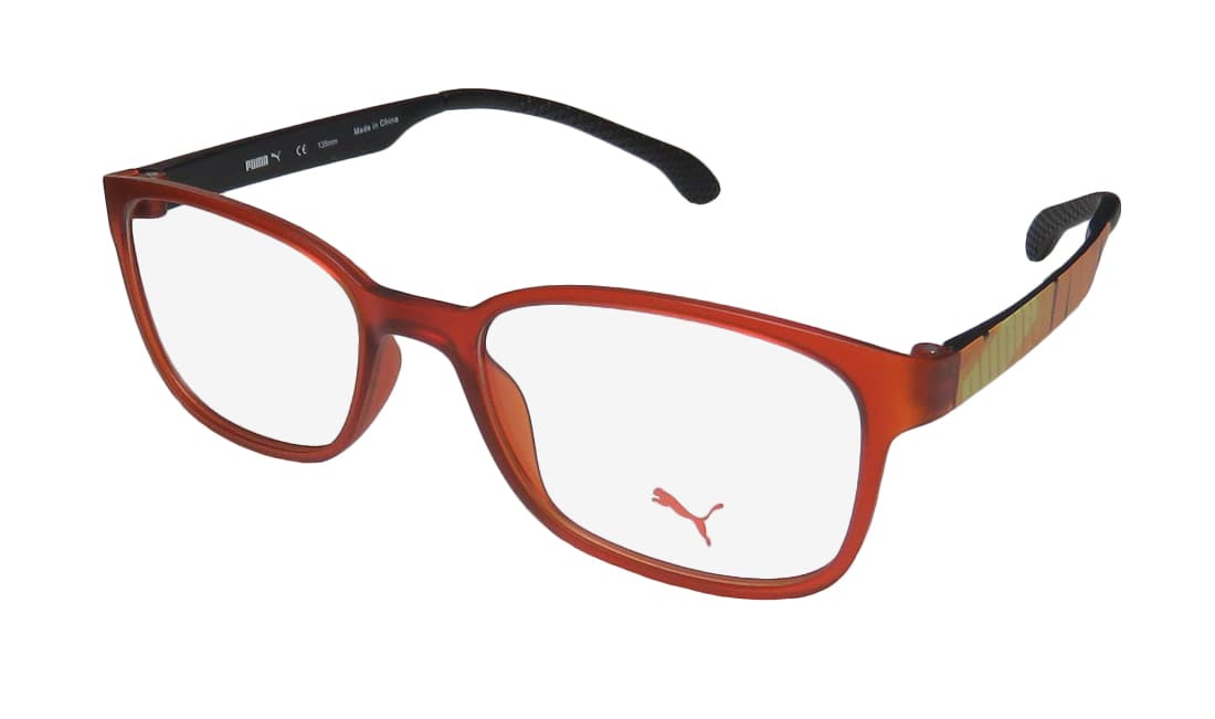 Puma PU1544O Eyeglasses Orange 48mm Kids