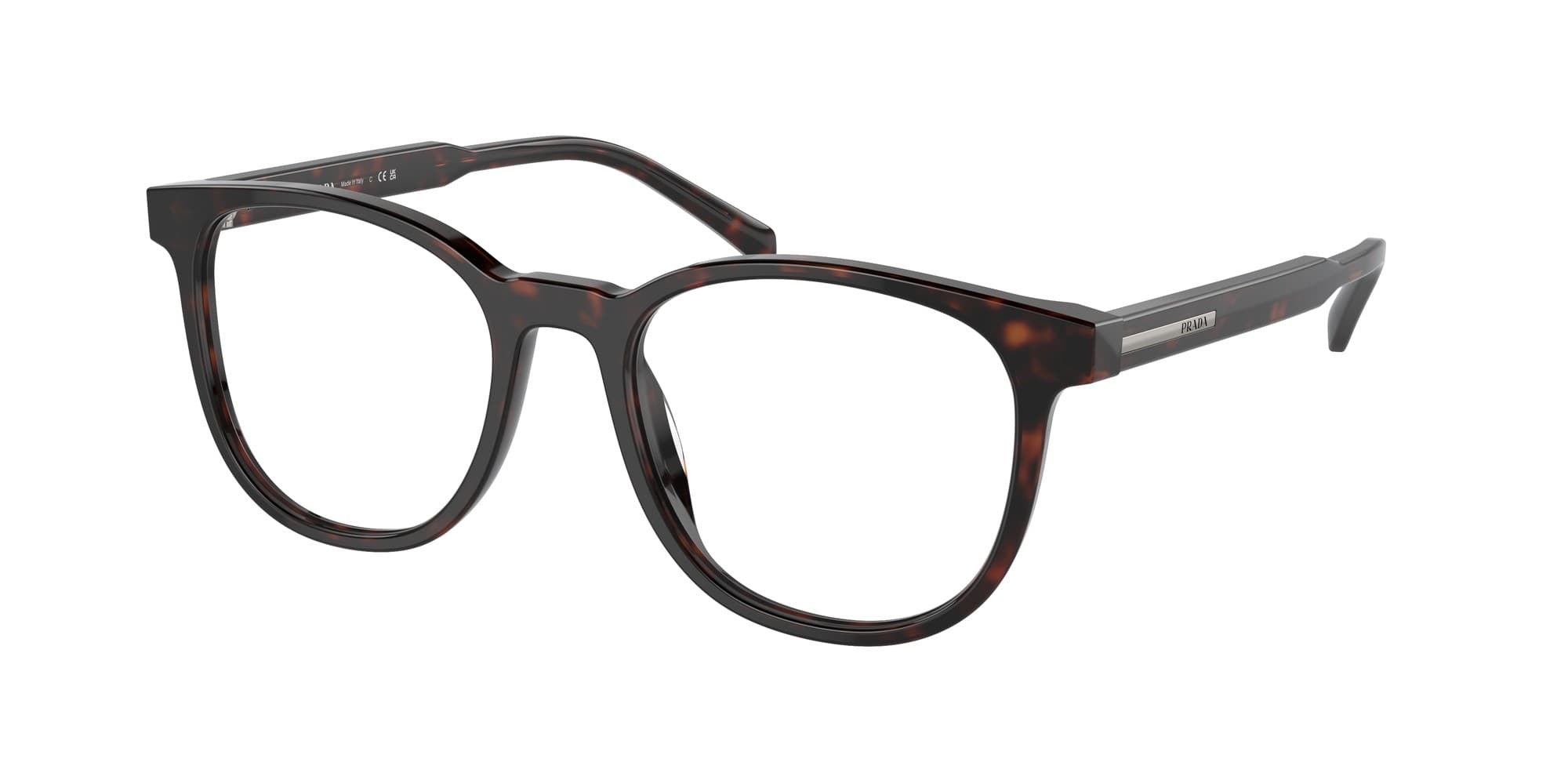 Prada VPRA15 17N-1O1 Eyeglasses Brown 52mm Men