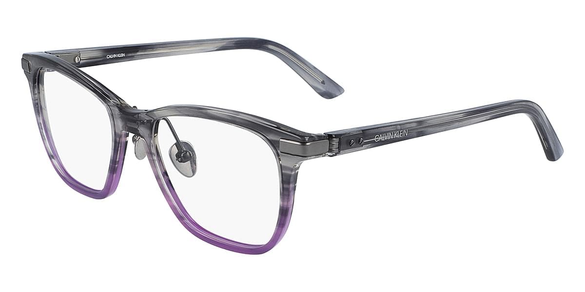 Calvin Klein CK20505 077 Eyeglasses Smoke/purple Horn 51mm Women