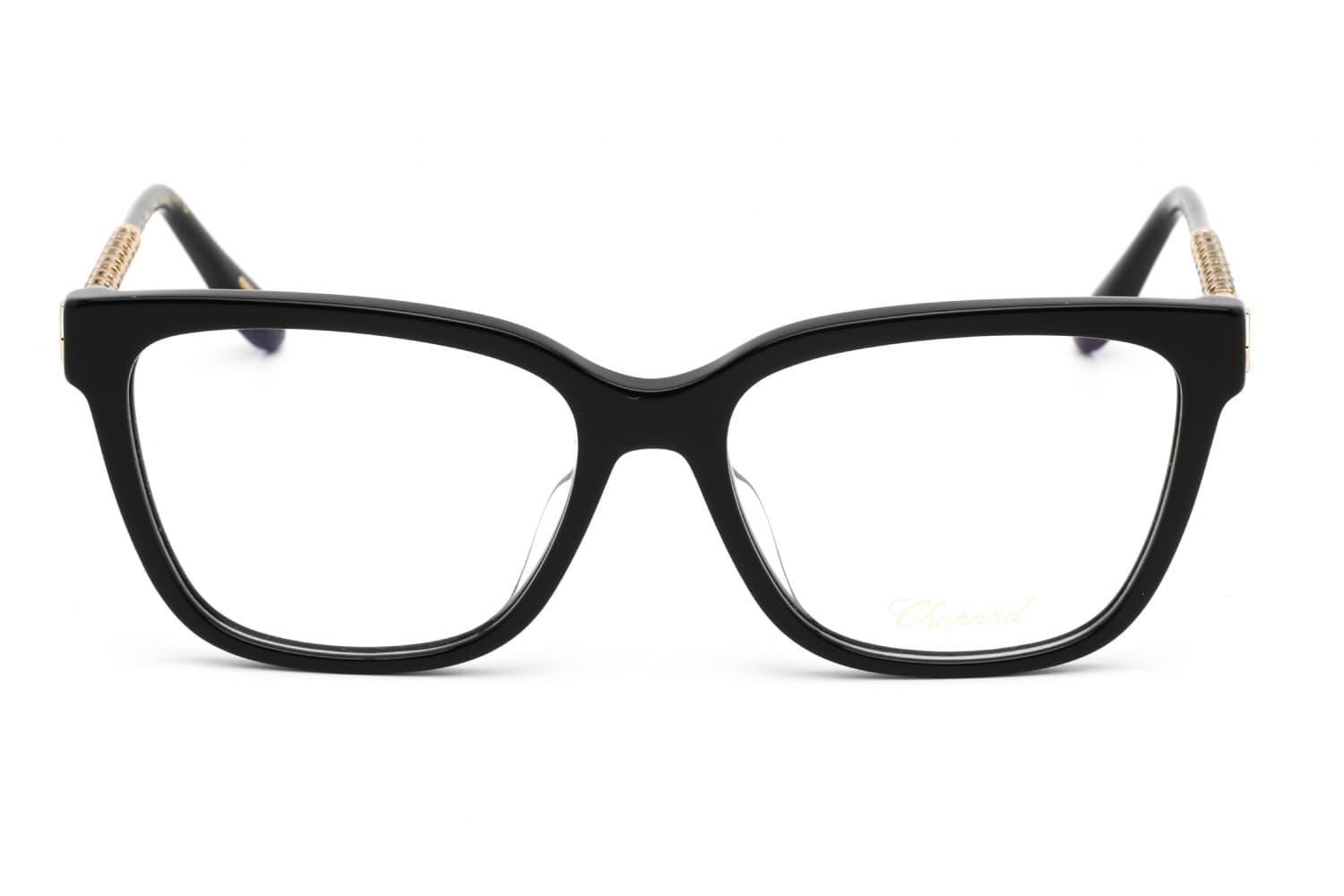 Chopard VCH333W 700 Eyeglasses Shiny Black 55mm Women 2