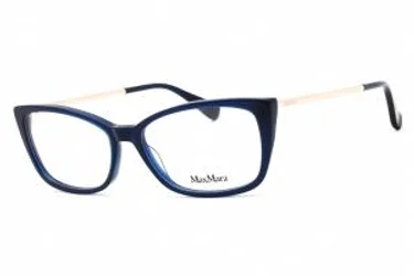 Max Mara MM5026 090 Eyeglasses Shiny Blue 54mm