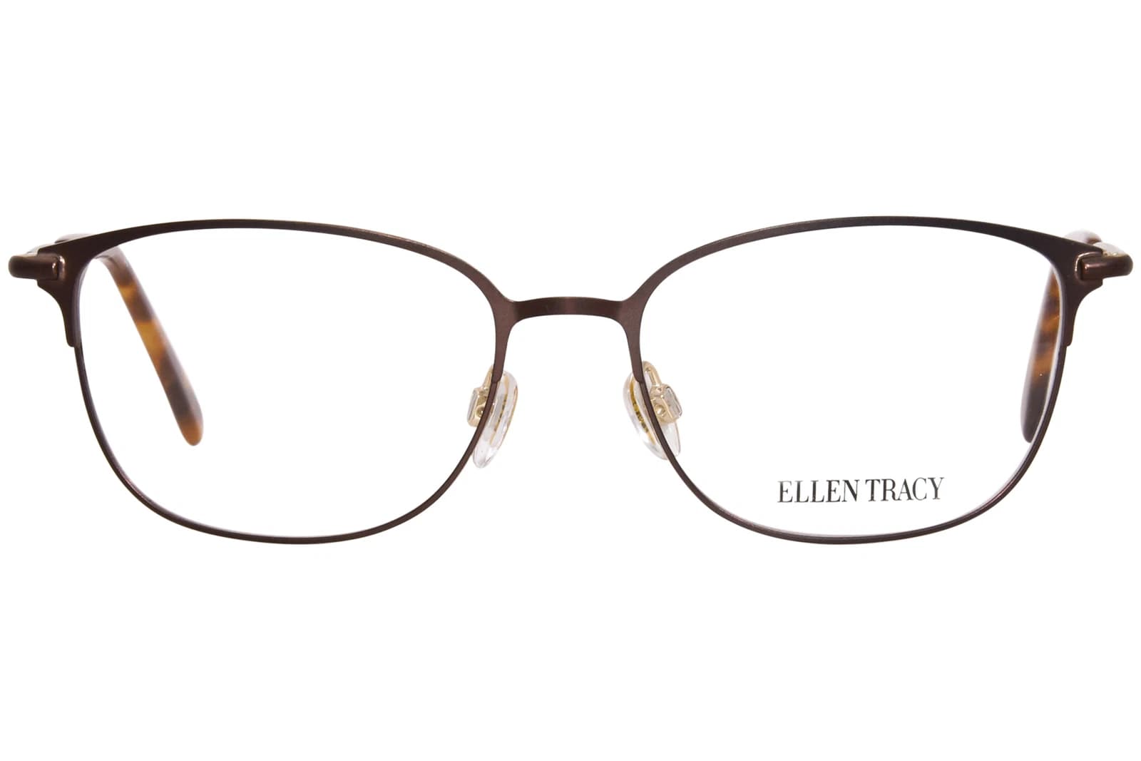 Ellen Tracy Lorca Eyeglasses Brown 51mm Women 2