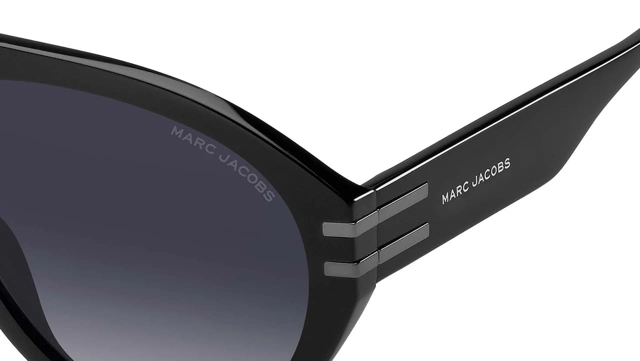 Marc Jacobs MARC747S 0ANS Sunglasses Black Dark Ruthenium 58mm Men 3