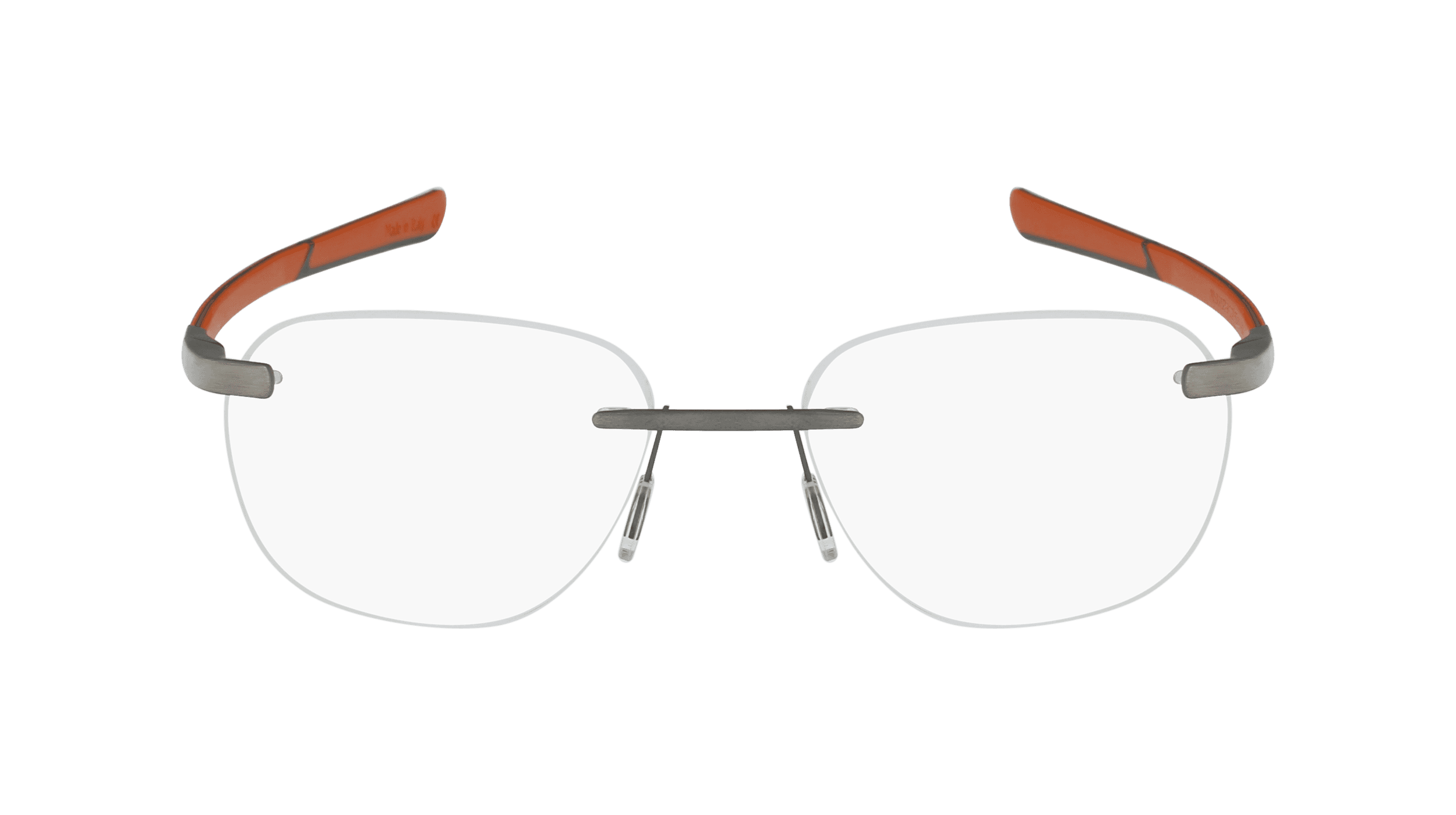 McLaren MLSUPO21 C01 Eyeglasses Brushed Pure/orange 55mm Men 2