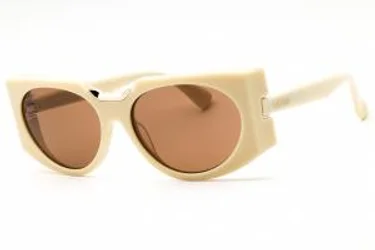 Max Mara MM0123 25E Sunglasses Ivory 59mm