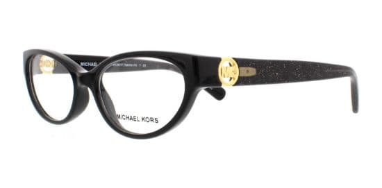 Michael Kors MK 8017 Tabitha VII 3099 3099 Eyeglasses Black 52mm Women