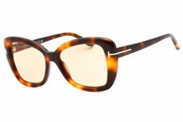 Tom Ford FT1008 53E Sunglasses Shiny Blonde Havana 55mm