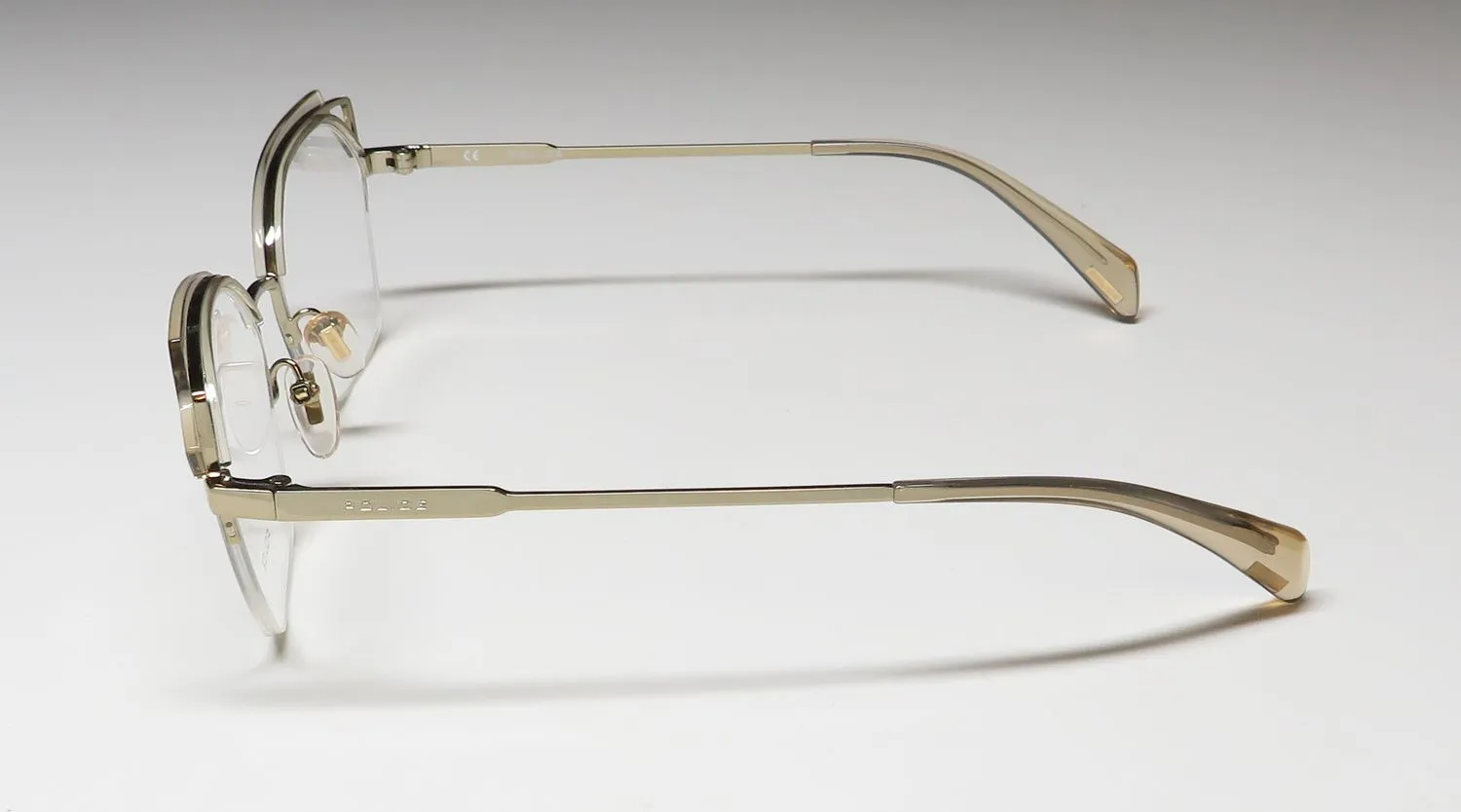 Police Vpla04 Zephirus 2 08ff Eyeglasses Crystal Beige 52mm 4