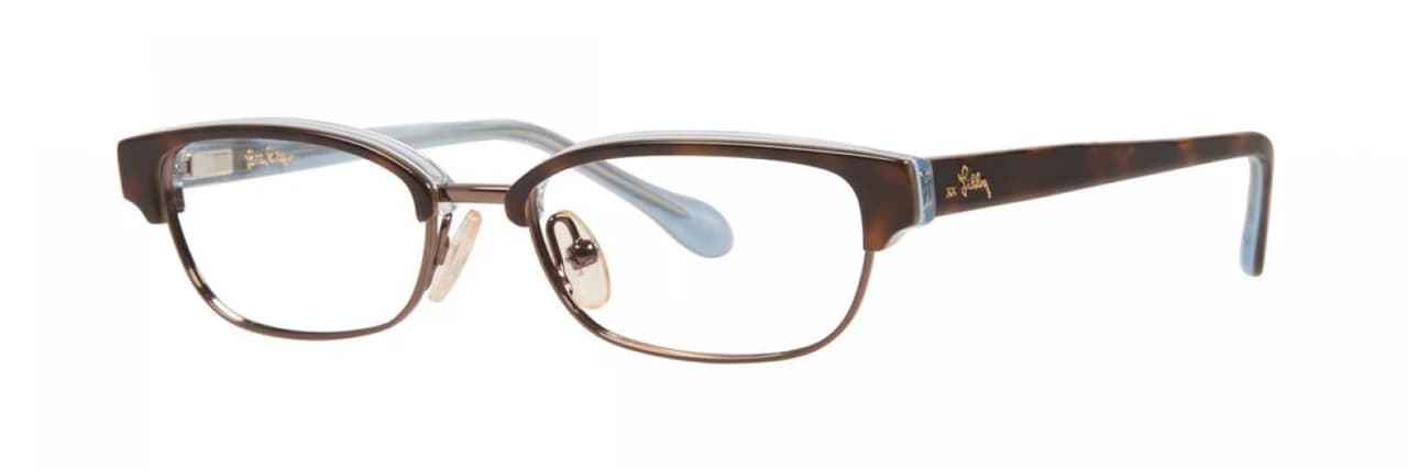 Lilly Pulitzer Quincy Eyeglasses Tortoise 45mm Kids