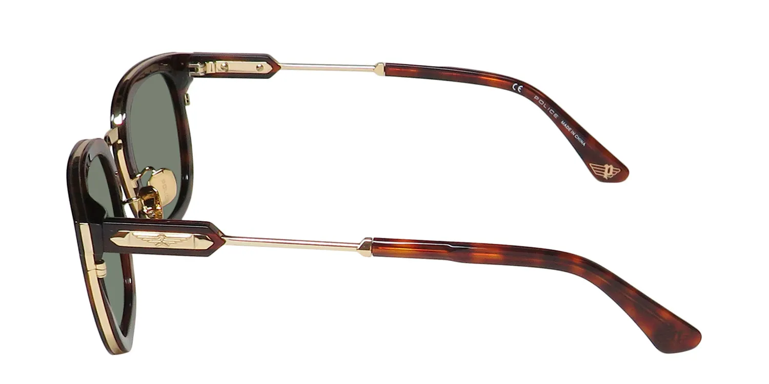 Police Splf19 Prince 3 oc10 Sunglasses Tortoise 51mm 4