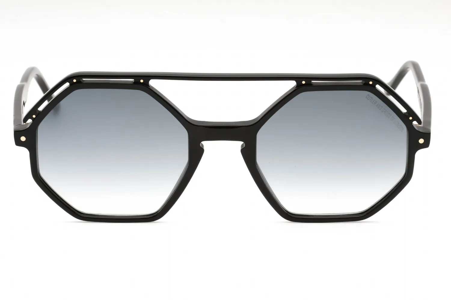 Cutler and Gross CGSN137153 001 Sunglasses Black 53mm Unisex 2