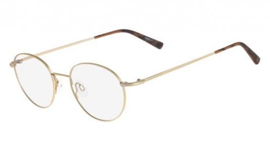 Flexon EDISON 600 710 Edison 600 Eyeglasses Gold 49mm Men
